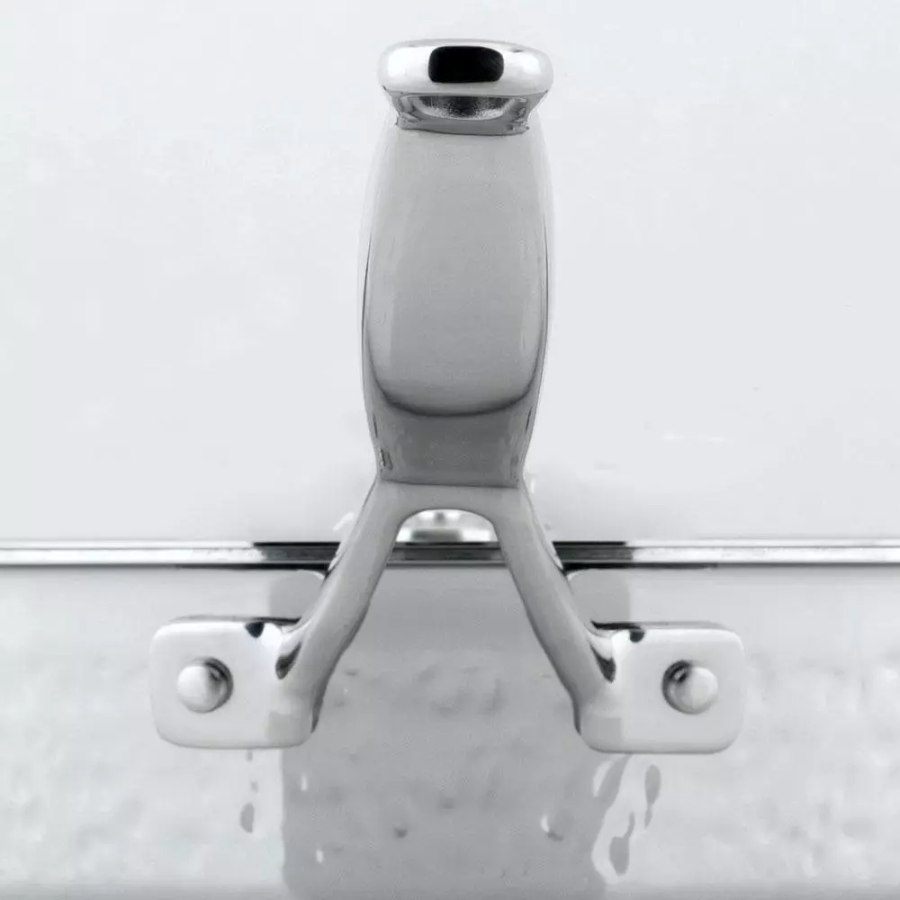 STERN 2.1 Qt. Hammered Stainless Steel Tri-Ply Saucepan with Lid by 1829 Carl Schmidt Sohn 4 STERN 2.1 Qt. Hammered Stainless Steel Tri-Ply Saucepan with Lid by 1829 Carl Schmidt Sohn - Image 2