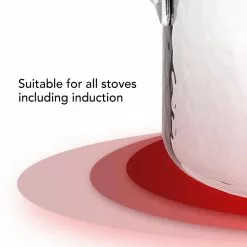 STERN 3.2 Qt. Hammered Stainless Steel Tri-Ply Stock Pot with Lid by 1829 Carl Schmidt Sohn 12 STERN 3.2 Qt. Hammered Stainless Steel Tri-Ply Stock Pot with Lid by 1829 Carl Schmidt Sohn -Cookware Sales Shop 1829 carl schmidt sohn stock pots 062262 44 1000