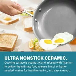 20-Piece Aluminum Ti-Ceramic Nonstick Cookware and Bakeware Set in Aqua Blue by Gotham Steel 12 20-Piece Aluminum Ti-Ceramic Nonstick Cookware and Bakeware Set in Aqua Blue by Gotham Steel -Cookware Sales Shop aqua blue gotham steel pot pan sets 7528 4f 1000