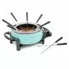 1.5L Aqua Metal Fondue Pot with Fondue Forks by Nostalgia 1 1.5L Aqua Metal Fondue Pot with Fondue Forks by Nostalgia -Cookware Sales Shop aqua nostalgia fondue pots fps6aq 64 1000