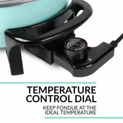 1.5L Aqua Metal Fondue Pot with Fondue Forks by Nostalgia 15 1.5L Aqua Metal Fondue Pot with Fondue Forks by Nostalgia -Cookware Sales Shop aqua nostalgia fondue pots fps6aq 76 1000