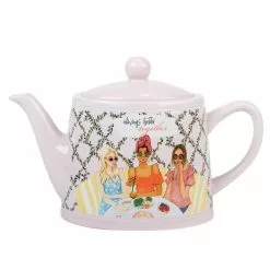Girlfriends 7-Cup Earthenware Teapot by Certified International
