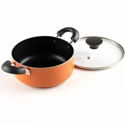 Stay Cool Handle 7-Piece Aluminum Nonstick Cookware Set in Assorted Colors by Cook N Home -Cookware Sales Shop assorted colors cook n home pot pan sets 02543 76 1000