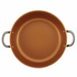 Home Collection 7.5 qt. Aluminum Nonstick Stock Pot in Brown Sugar with Glass Lid by Ayesha Curry 13 Home Collection 7.5 qt. Aluminum Nonstick Stock Pot in Brown Sugar with Glass Lid by Ayesha Curry -Cookware Sales Shop ayesha curry stock pots 10130 44 1000