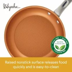 Home Collection 7.5 qt. Aluminum Nonstick Stock Pot in Brown Sugar with Glass Lid by Ayesha Curry 11 Home Collection 7.5 qt. Aluminum Nonstick Stock Pot in Brown Sugar with Glass Lid by Ayesha Curry -Cookware Sales Shop ayesha curry stock pots 10130 4f 1000