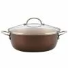 Home Collection 7.5 qt. Aluminum Nonstick Stock Pot in Brown Sugar with Glass Lid by Ayesha Curry 2 Home Collection 7.5 qt. Aluminum Nonstick Stock Pot in Brown Sugar with Glass Lid by Ayesha Curry -Cookware Sales Shop ayesha curry stock pots 10130 64 1000