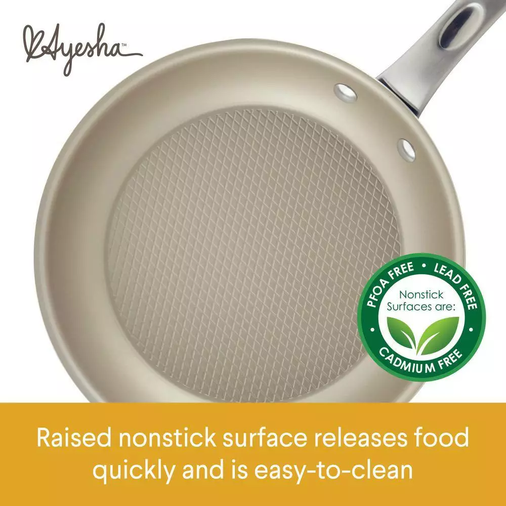 Home Collection 4.5 Qt. Twilight Teal Porcelain Enamel Non-Stick Covered Saucepot by Ayesha Curry 6 Home Collection 4.5 Qt. Twilight Teal Porcelain Enamel Non-Stick Covered Saucepot by Ayesha Curry - Image 4