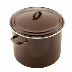 Home Collection 12 qt. Steel Nonstick Stock Pot in Brown Sugar with Lid by Ayesha Curry -Cookware Sales Shop ayesha curry stock pots 46953 c3 1000