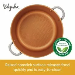 Home Collection 4.5 Qt. Hard Anodized Aluminum Covered Saucepot by Ayesha Curry 15 Home Collection 4.5 Qt. Hard Anodized Aluminum Covered Saucepot by Ayesha Curry -Cookware Sales Shop ayesha curry stock pots 80262 4f 1000