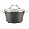 Home Collection 4.5 Qt. Hard Anodized Aluminum Covered Saucepot by Ayesha Curry 2 Home Collection 4.5 Qt. Hard Anodized Aluminum Covered Saucepot by Ayesha Curry -Cookware Sales Shop ayesha curry stock pots 80262 64 1000