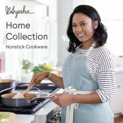 Home Collection 4.5 Qt. Hard Anodized Aluminum Covered Saucepot by Ayesha Curry 19 Home Collection 4.5 Qt. Hard Anodized Aluminum Covered Saucepot by Ayesha Curry -Cookware Sales Shop ayesha curry stock pots 80262 76 1000