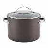 Professional 10 qt. Charcoal Hard Anodized Aluminum Nonstick Stockpot by Ayesha Curry 2 Professional 10 qt. Charcoal Hard Anodized Aluminum Nonstick Stockpot by Ayesha Curry -Cookware Sales Shop ayesha curry stock pots 80295 64 1000