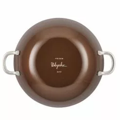 Home Collection 14 in. Porcelain Enamel Nonstick Wok in Brown Sugar by Ayesha Curry 14 Home Collection 14 in. Porcelain Enamel Nonstick Wok in Brown Sugar by Ayesha Curry -Cookware Sales Shop ayesha curry woks stir fry pans 10382 1d 1000
