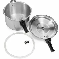 8 qt. Aluminum Stovetop Pressure Cooker Pot with Steam Release Valve by Barton 16 8 qt. Aluminum Stovetop Pressure Cooker Pot with Steam Release Valve by Barton -Cookware Sales Shop barton stovetop pressure cookers 99901 h2 76 1000