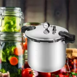 22 qt. Aluminum Stovetop Pressure Cooker With Built-in Pressure Dial Gauge by Barton -Cookware Sales Shop barton stovetop pressure cookers 99902 h2 31 1000