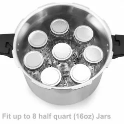 16 qt. Aluminum Stovetop Pressure Cookers Pot Quick Release Pressure Gauge With Rack by Barton 10 16 qt. Aluminum Stovetop Pressure Cookers Pot Quick Release Pressure Gauge With Rack by Barton -Cookware Sales Shop barton stovetop pressure cookers 99909 4f 1000