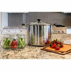 20 qt. Water Bath Silver Stainless Steel Gas Electric Stock Pots with Temperature Indicator and Canning Jars by Barton 12 20 qt. Water Bath Silver Stainless Steel Gas Electric Stock Pots with Temperature Indicator and Canning Jars by Barton -Cookware Sales Shop barton stovetop pressure cookers 99948 44 1000