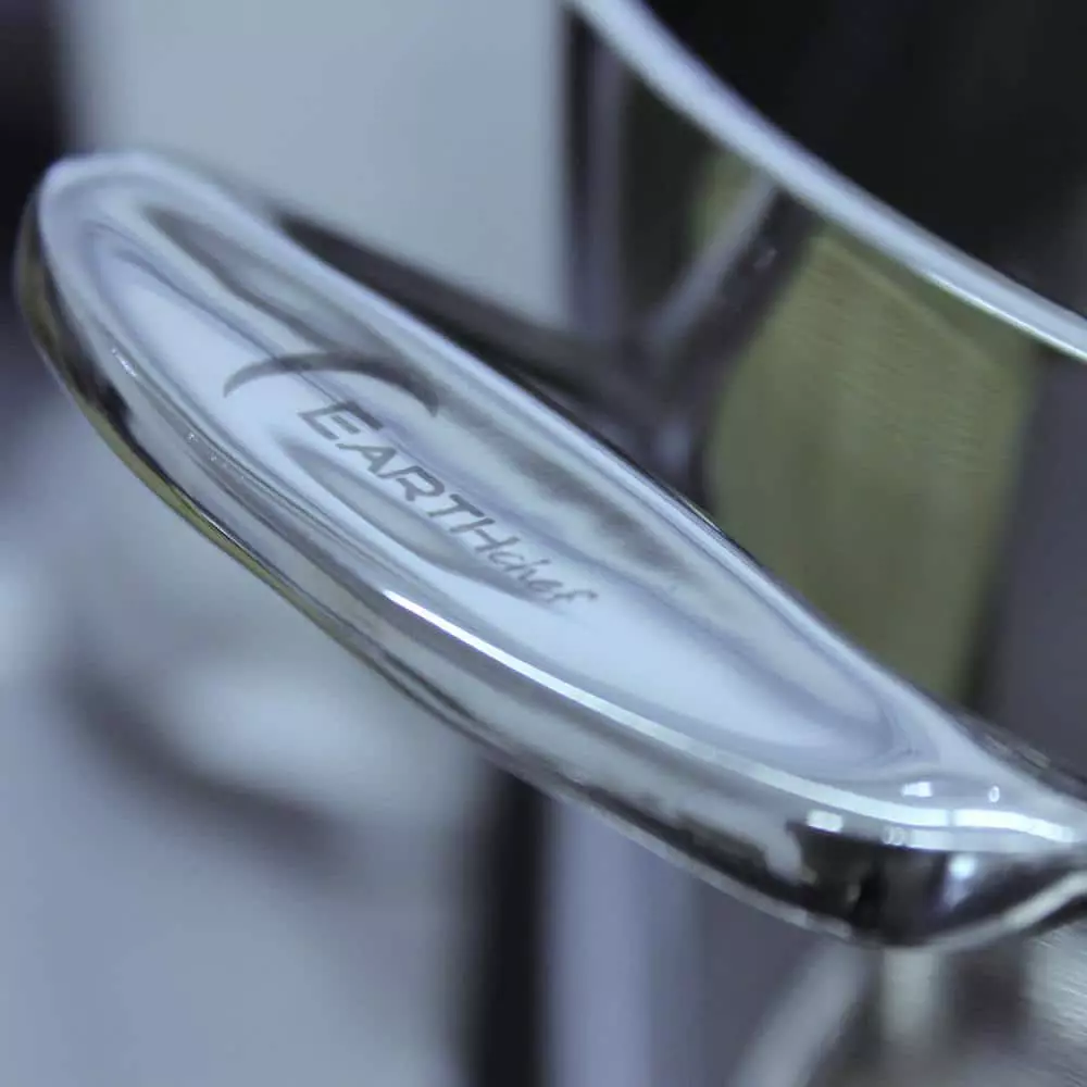 EarthChef Premium 10 qt. Stainless Steel Stock Pot with Lid by BergHOFF 5 EarthChef Premium 10 qt. Stainless Steel Stock Pot with Lid by BergHOFF - Image 3