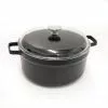 GEM 7.7 qt. Cast Aluminum Nonstick Stock Pot in Black with Glass Lid by BergHOFF -Cookware Sales Shop berghoff stock pots 2307311 64 1000