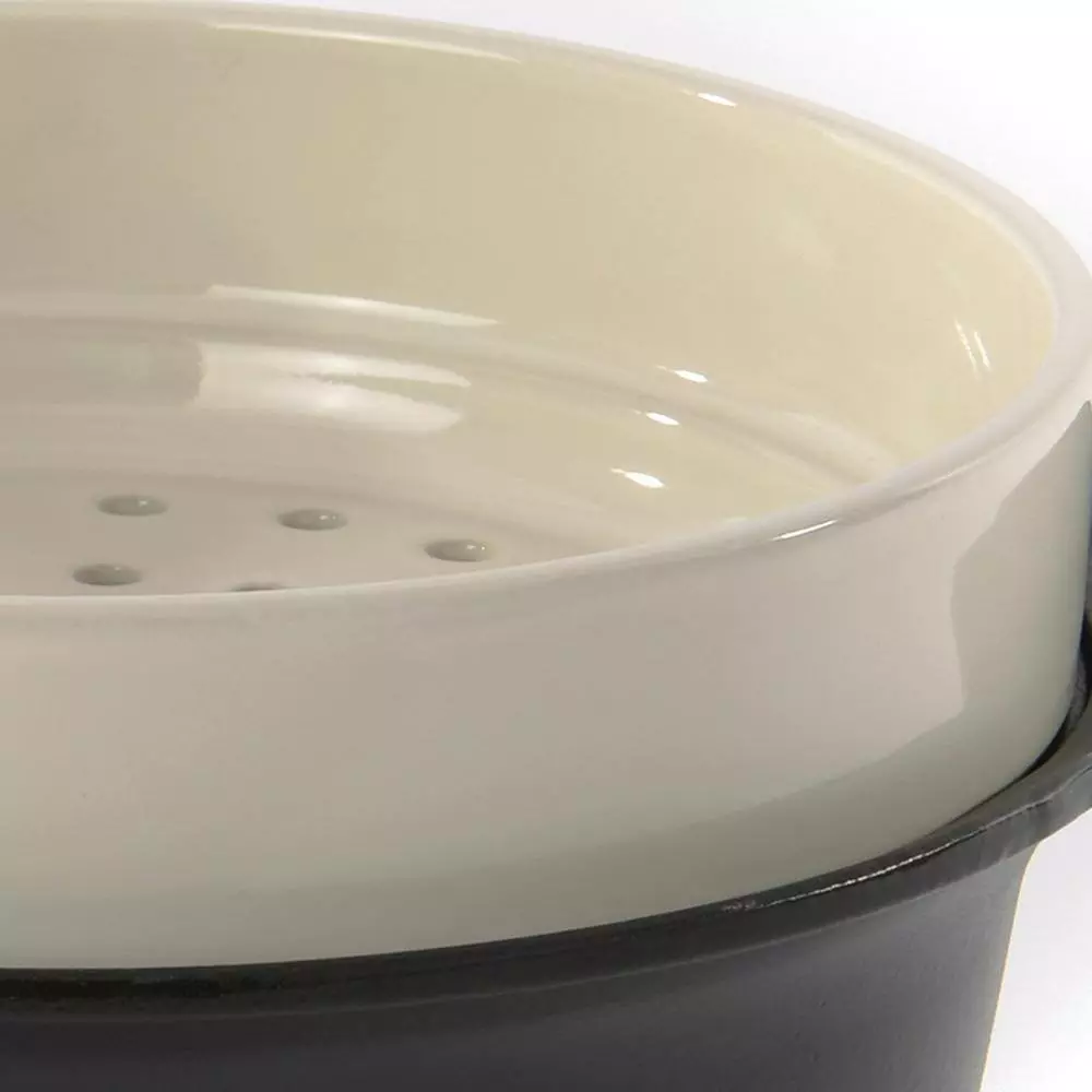 Ron Stoneware 9.75 in. Steam Tower Insert by BergHOFF 4 Ron Stoneware 9.75 in. Steam Tower Insert by BergHOFF - Image 2