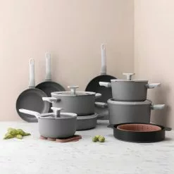 Leo 4.6 qt. Aluminum Nonstick Stock Pot in Grey with Glass Lid by BergHOFF 7 Leo 4.6 qt. Aluminum Nonstick Stock Pot in Grey with Glass Lid by BergHOFF -Cookware Sales Shop berghoff stock pots 3950168 31 1000