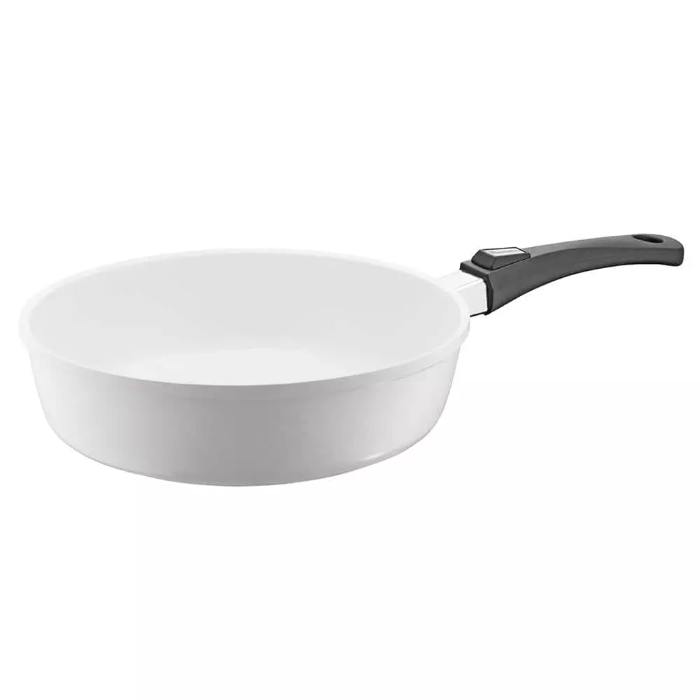 Vario Click Pearl 6 qt. Cast Aluminum Ceramic Nonstick Saute Pan in White by Berndes 3 Vario Click Pearl 6 qt. Cast Aluminum Ceramic Nonstick Saute Pan in White by Berndes