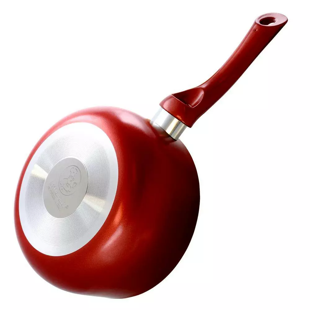 2 qt. Aluminum Ceramic Coated Saucepan in Red with Glass Lid by Better Chef 6 2 qt. Aluminum Ceramic Coated Saucepan in Red with Glass Lid by Better Chef - Image 4