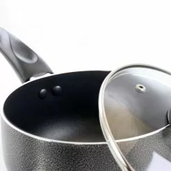 2 qt. Aluminum Nonstick Sauce Pan in Gray with Glass Lid by Better Chef 8 2 qt. Aluminum Nonstick Sauce Pan in Gray with Glass Lid by Better Chef -Cookware Sales Shop better chef sauce pans 98594698m 4f 1000