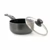 2 qt. Aluminum Nonstick Sauce Pan in Gray with Glass Lid by Better Chef -Cookware Sales Shop better chef sauce pans 98594698m 64 1000