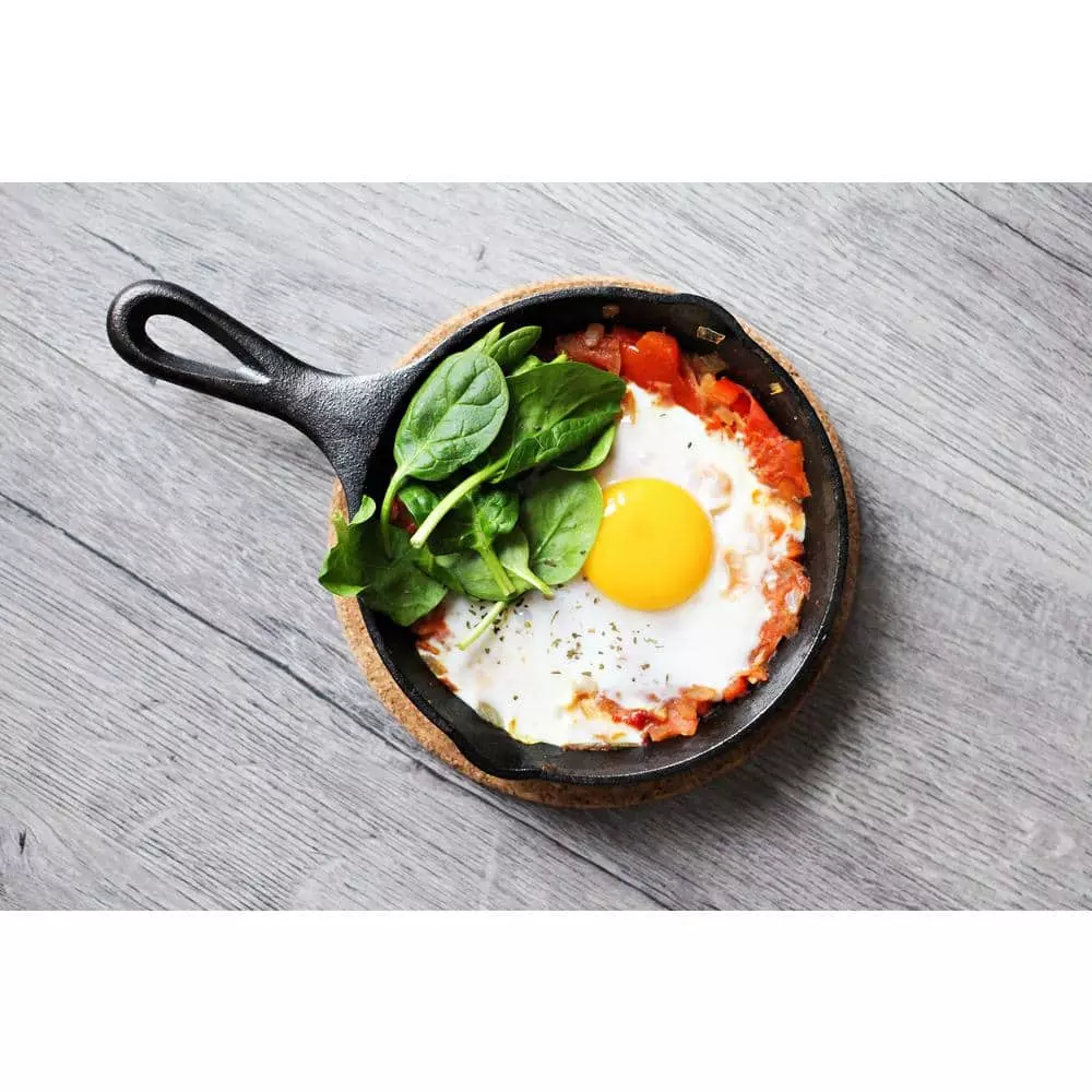 8 in. Cast Iron Fry Pan by Imperial Home 5 8 in. Cast Iron Fry Pan by Imperial Home - Image 3