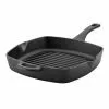 Preseasoned Cast Iron 10 in. Cast Iron Grill Black by Ayesha Curry 1 Preseasoned Cast Iron 10 in. Cast Iron Grill Black by Ayesha Curry -Cookware Sales Shop black ayesha curry grill pans 48372 64 1000