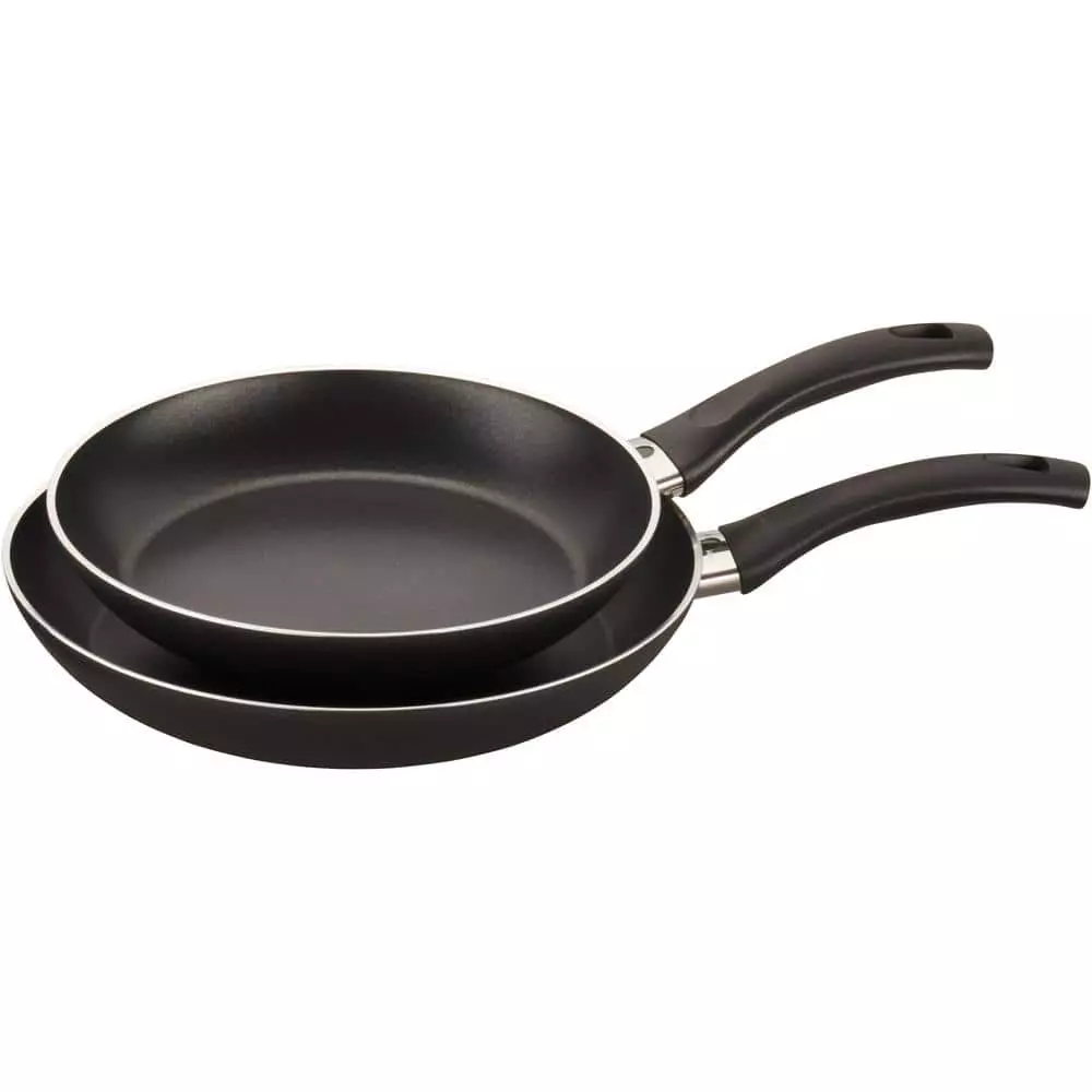 Pisa 2-Piece Aluminum Nonstick Frying Pan Set in black by Ballarini 3 Pisa 2-Piece Aluminum Nonstick Frying Pan Set in black by Ballarini