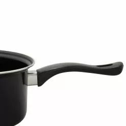 3-Piece Carbon Steel Non-Stick Sauce Pan Set by Brentwood Appliances -Cookware Sales Shop black brentwood appliances sauce pans bsp 161820 1f 1000