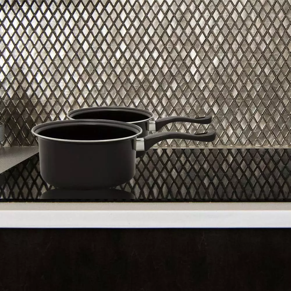 9-Piece Black Carbon Steel Sauce Pan Set by Brentwood 7 9-Piece Black Carbon Steel Sauce Pan Set by Brentwood - Image 5