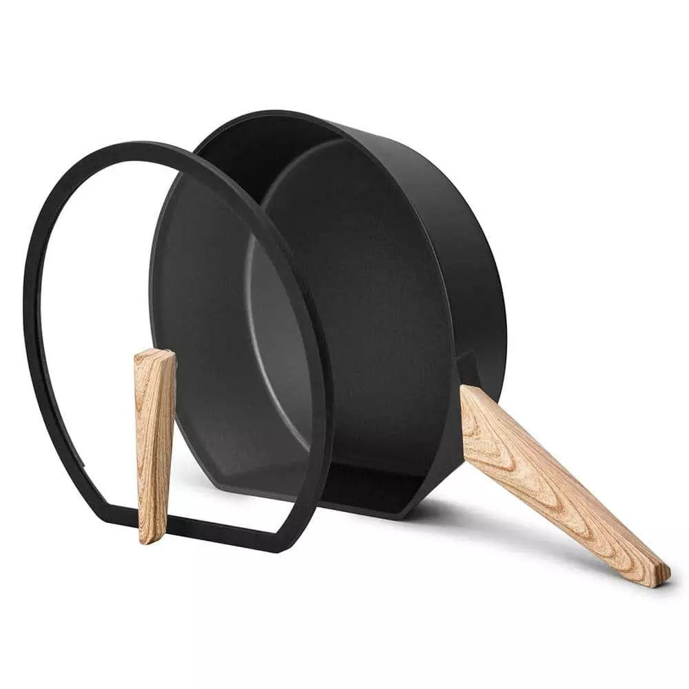11 in. Cast Iron Skillet Nonstick Frying Pan in Black by CAMMEX 3 11 in. Cast Iron Skillet Nonstick Frying Pan in Black by CAMMEX
