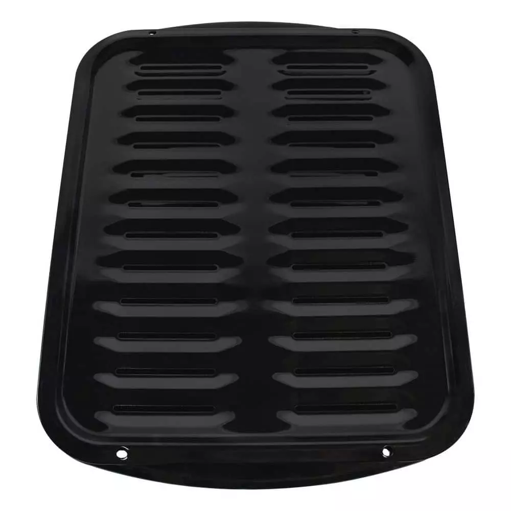 2-Piece Porcelain Heavy-Duty Broiler Pan and Grill Set by CERTIFIED APPLIANCE ACCESSORIES 4 2-Piece Porcelain Heavy-Duty Broiler Pan and Grill Set by CERTIFIED APPLIANCE ACCESSORIES - Image 2