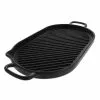 French Enameled 18 in. Cast Iron Grill Pan in Black by Chasseur 2 French Enameled 18 in. Cast Iron Grill Pan in Black by Chasseur -Cookware Sales Shop black chasseur grill pans ci 33705ci 124 64 1000