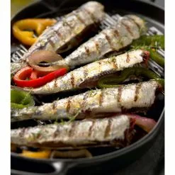 French Enameled 18 in. Cast Iron Grill Pan in Black by Chasseur -Cookware Sales Shop black chasseur grill pans ci 33705ci 124 fa 1000