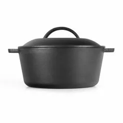 Pre-Seasoned 5 Qt. Cast Iron Dutch Oven by Commercial CHEF 9 Pre-Seasoned 5 Qt. Cast Iron Dutch Oven by Commercial CHEF -Cookware Sales Shop black commercial chef dutch ovens chfl545 4f 1000