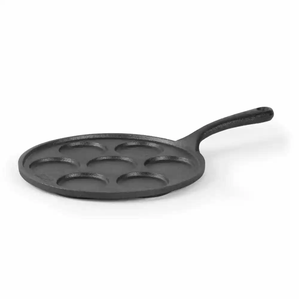 14.5 in. Pre-Seasoned Cast Iron Mini Pancake Maker by Commercial CHEF 3 14.5 in. Pre-Seasoned Cast Iron Mini Pancake Maker by Commercial CHEF
