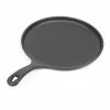 Pre-Seasoned 10-1/2 in. Cast Iron Round Griddle by Commercial CHEF -Cookware Sales Shop black commercial chef grill pans chfl911 64 1000