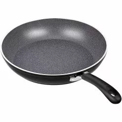 3-Pieces Frying Saute Pan Set with Non-stick Coating and Induction Compatible Bottom, 8 in. /10 in. /12 in. , Black by Cook N Home -Cookware Sales Shop black cook n home skillets 02683 1f 1000
