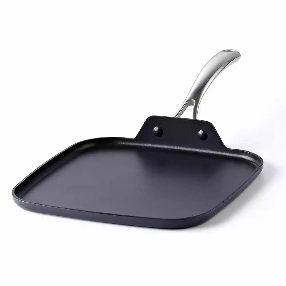 11 in. Hard-Anodized Aluminum Nonstick Griddle in Black by Cooks Standard 3 11 in. Hard-Anodized Aluminum Nonstick Griddle in Black by Cooks Standard