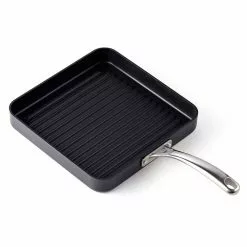 11 in. Hard-Anodized Aluminum Nonstick Grill Pan in Black by Cooks Standard 9 11 in. Hard-Anodized Aluminum Nonstick Grill Pan in Black by Cooks Standard -Cookware Sales Shop black cooks standard grill pans 02540 4f 1000