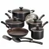 Pots & Pans 12 Piece Nonstick Aluminum Cookware Set by Tramontina 2 Pots & Pans 12 Piece Nonstick Aluminum Cookware Set by Tramontina -Cookware Sales Shop black copper tramontina pot pan sets 80156 056ds 64 1000