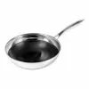 9.5 in. Hybrid Quick Release Chef's Pan in Stainless Steel by Black Cube 2 9.5 in. Hybrid Quick Release Chef's Pan in Stainless Steel by Black Cube -Cookware Sales Shop black cube woks stir fry pans bc224 64 1000