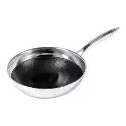 9.5 in. Hybrid Quick Release Chef's Pan in Stainless Steel by Black Cube