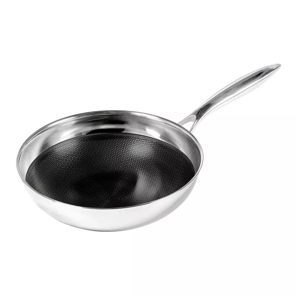 9.5 in. Hybrid Quick Release Chef's Pan in Stainless Steel by Black Cube 3 9.5 in. Hybrid Quick Release Chef's Pan in Stainless Steel by Black Cube