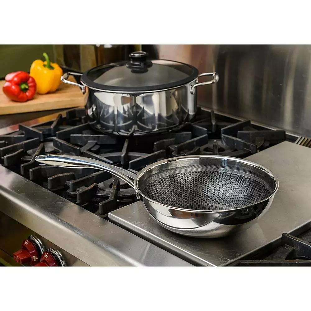 9.5 in. Hybrid Quick Release Chef's Pan in Stainless Steel by Black Cube 9 9.5 in. Hybrid Quick Release Chef's Pan in Stainless Steel by Black Cube - Image 7