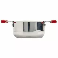 Stax 7-Piece Red Stainless Steel Stackable Cookware Set by Denmark -Cookware Sales Shop black denmark pot pan sets ttu 14895 ec c3 1000